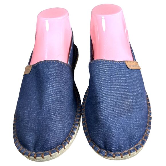 Havaianas Orgine III Blue Denim Espadrille Flats Women's Size 7 - Picture 8 of 9